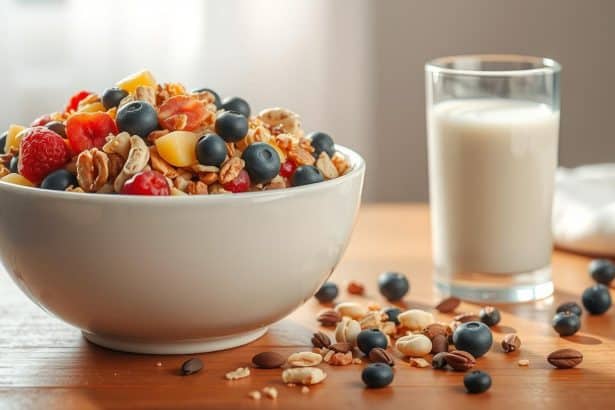 erst Müsli oder erst Milch